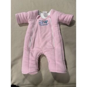 Baby Merlin's Magic Sleepsuit Small 3-6 Months Fleece Swaddle Suit Sleepsack